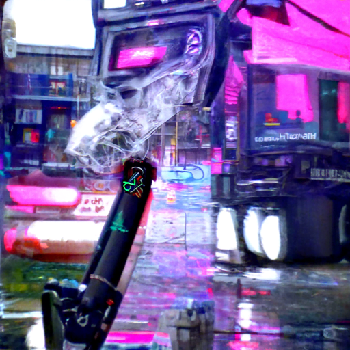 a machine smoking a blunt in a rainy street cyberpunk cyber punk 420 photorealistic glitchart [Disco Diffusion v5] 574441605