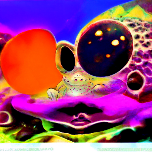 supercharged macroscopic organo-psychedelia. cartoon toad chillwave [Disco Diffusion v5] 355578649