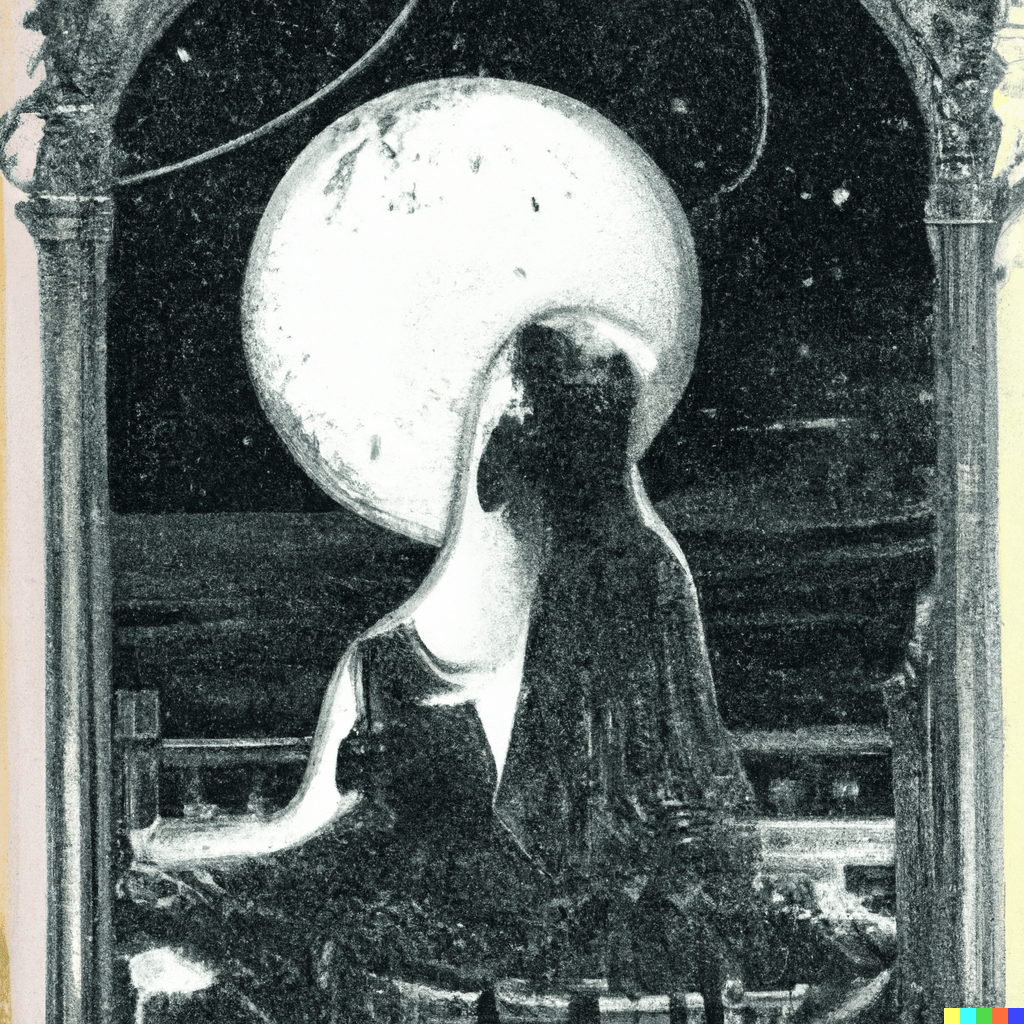 DALL·E 2022-07-13 23.31.41 – Reversed The Moon gustave dore tarot concept art