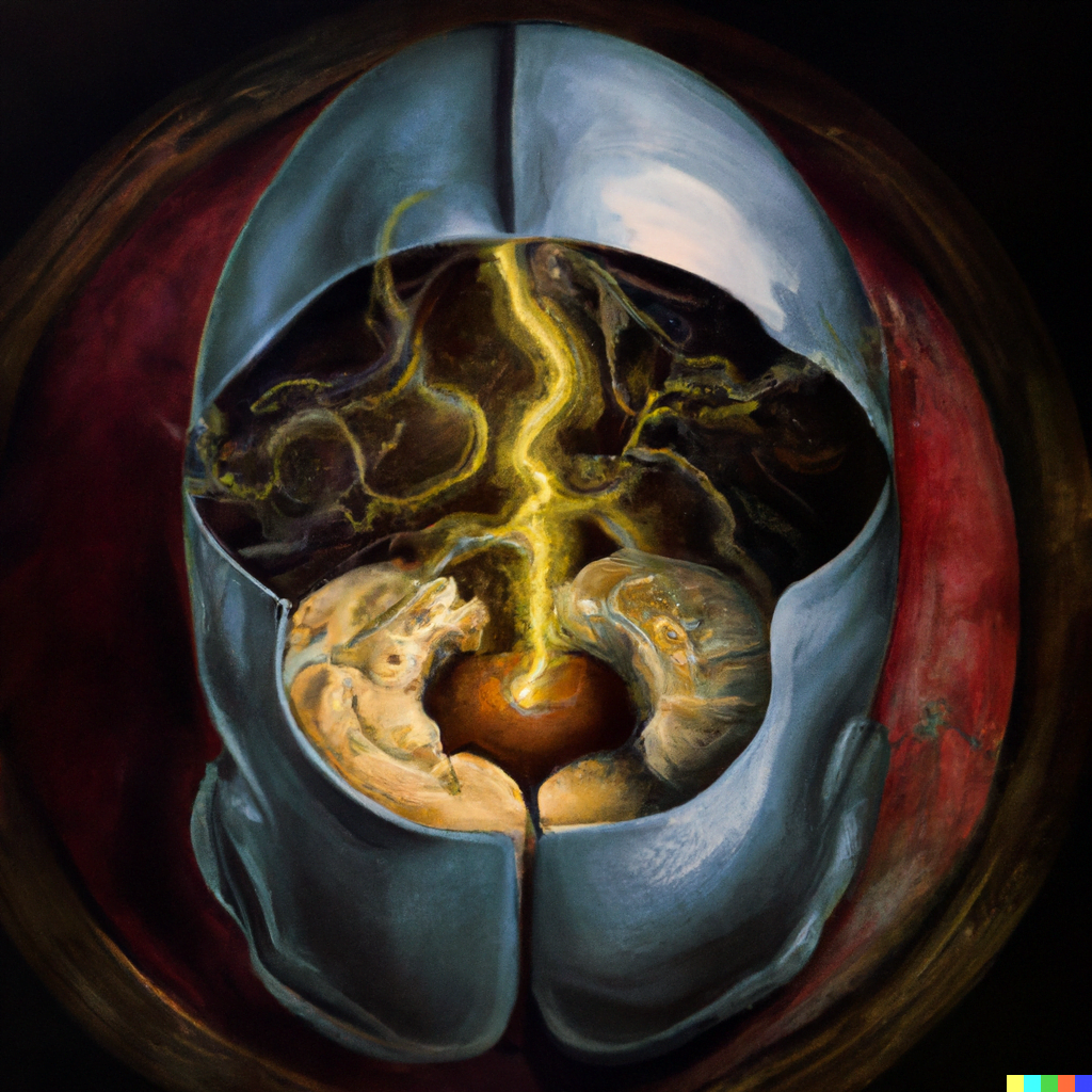 DALL·E 2022-07-16 01.20.06 – Boltzmann brain by Zdzisław Beksiński detailed gitial illustration