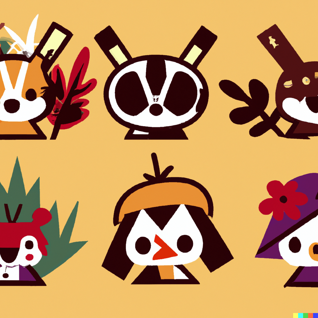 DALL·E 2022-07-16 10.31.10 – cute woodland animals in the style of studio ghibli Miyazaki Hayao disney