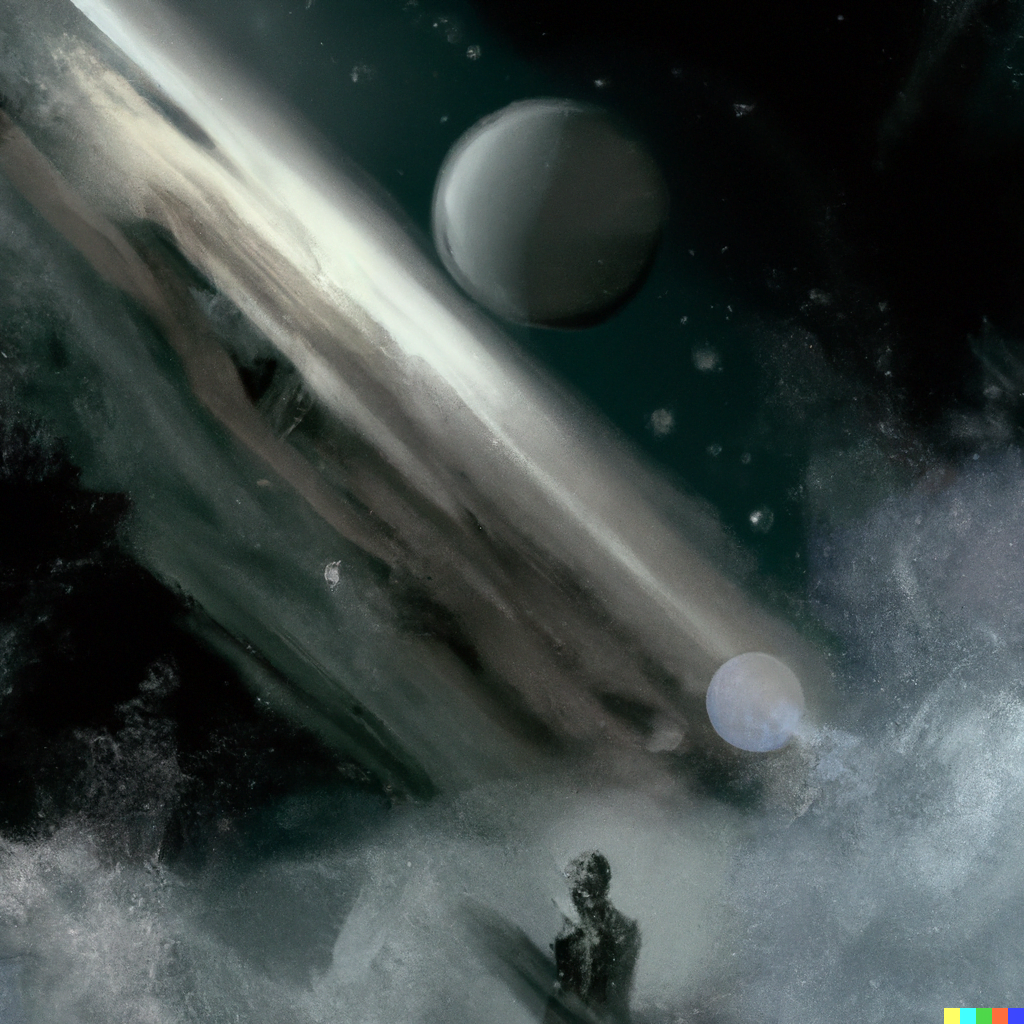 DALL·E 2022-07-16 23.27.41 – a galactic being nasa digital painting by Zdzisław Beksiński detailed digital illustration