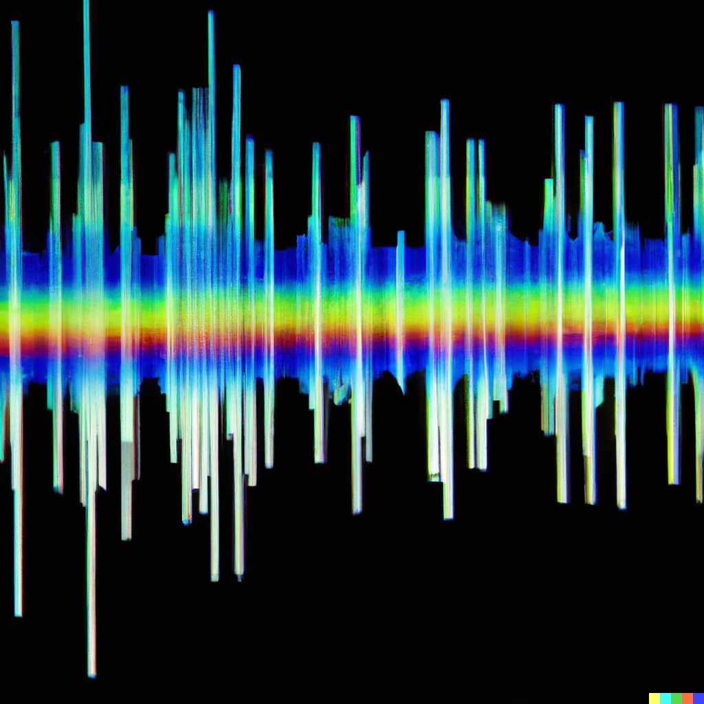 DALL·E 2022-07-19 22.09.29 – spectrogram image of a beat