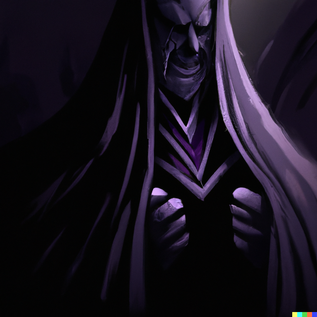 DALL·E 2022-07-24 04.48.29 – an undead priest of shadow wrapped in a cloak concept art digital illustration