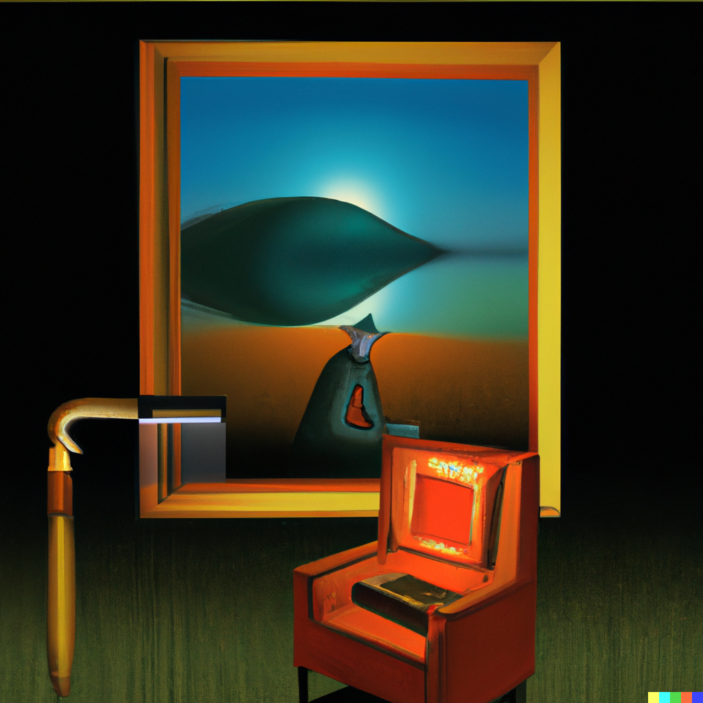 DALL·E 2022-07-24 21.01.45 – Not to be Reproduced Rene Magritte Zdzislaw Beksinski digital