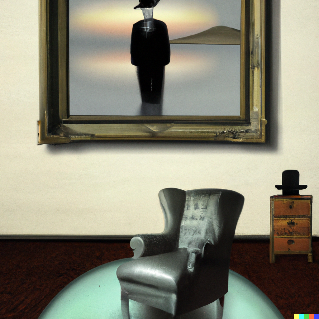 DALL·E 2022-07-24 21.01.54 – Not to be Reproduced Rene Magritte Zdzislaw Beksinski digital