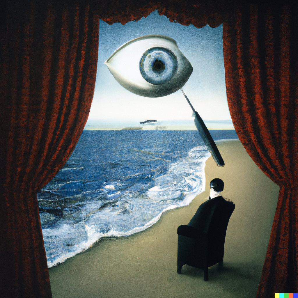 DALL·E 2022-07-24 21.01.59 – Not to be Reproduced Rene Magritte Zdzislaw Beksinski digital