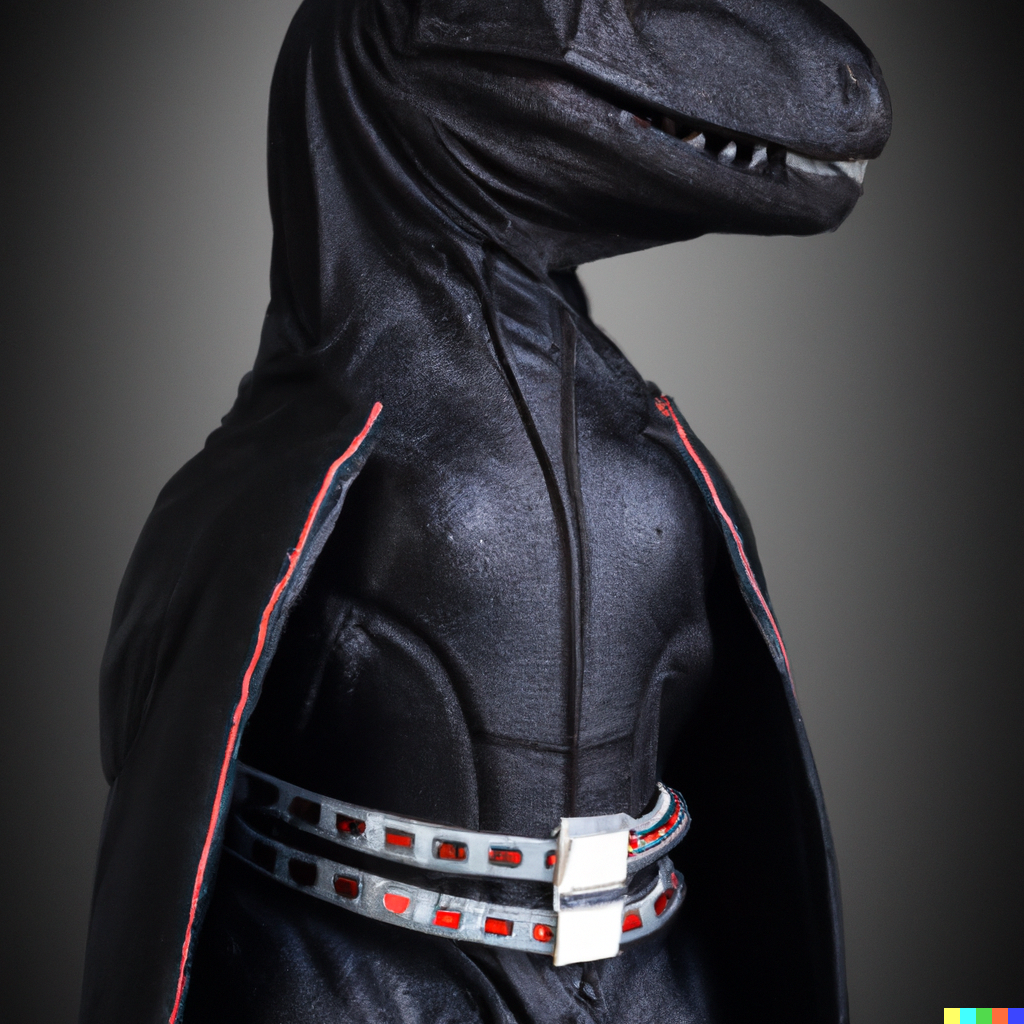 DALL·E 2022-08-25 20.32.27 – velociraptor dressed as darth vader