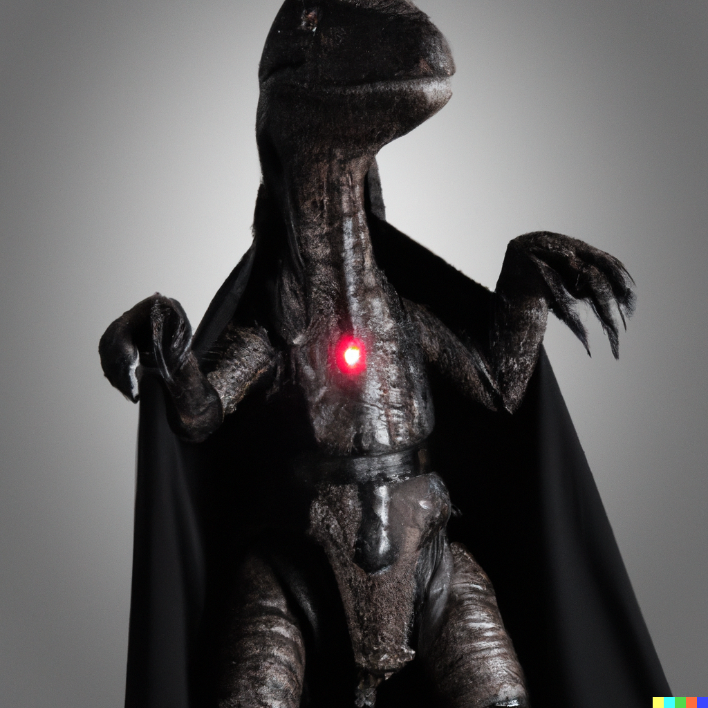 DALL·E 2022-08-25 20.32.34 – velociraptor dressed as darth vader